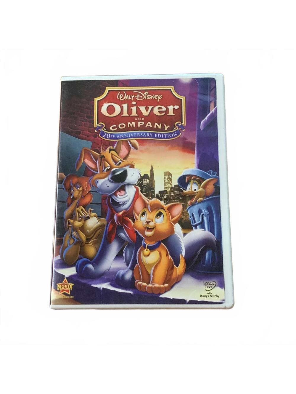 Disney Oliver & Company DVD Animated Family Movie Standard Edition Disc